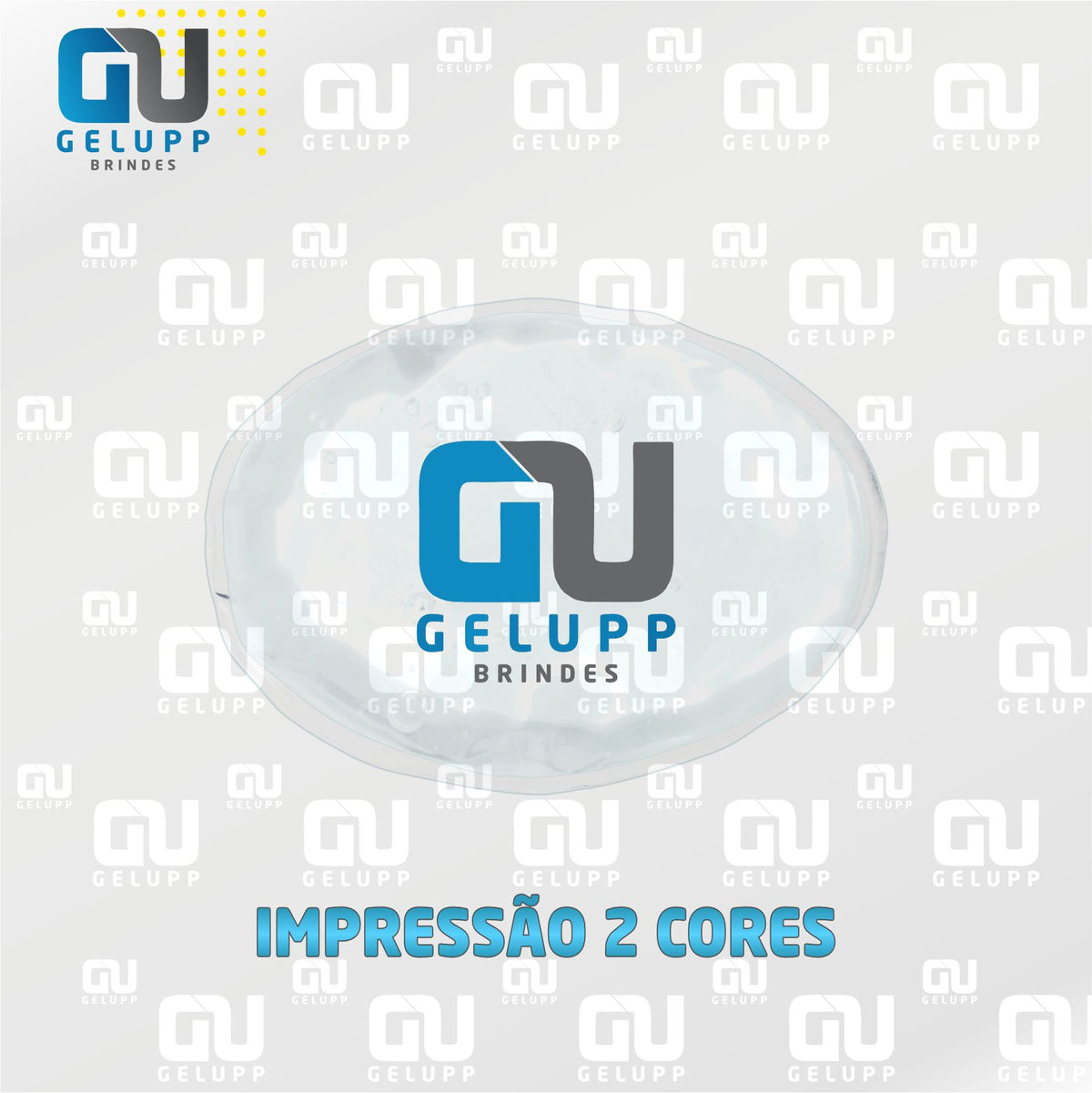 GELUPP - Bolsas Termogel Oval PERSONALIZAÇÃO EM 2 CORES