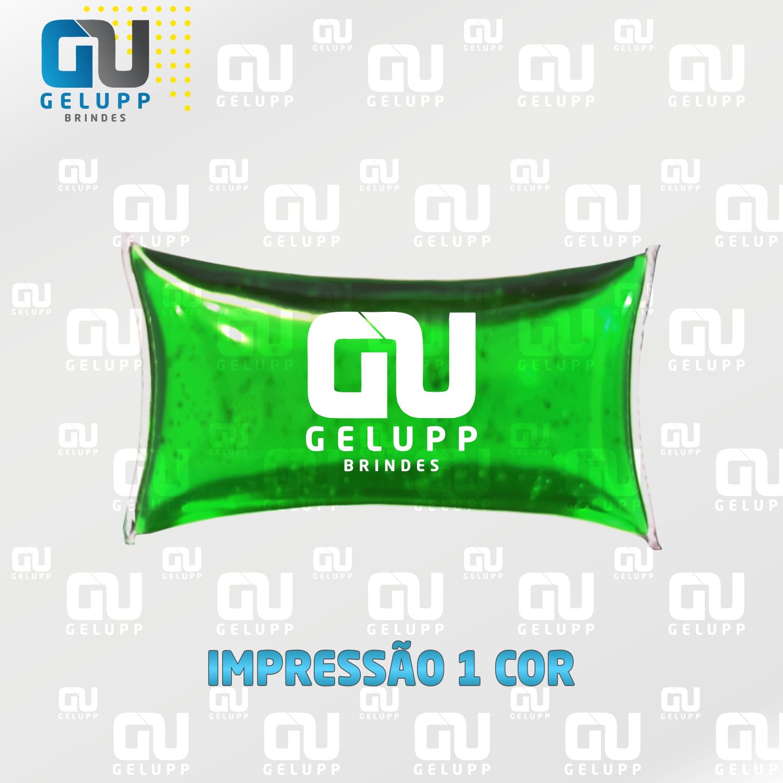 Bolsa Térmica Retângulo 6x3 - GELUPP Com Gravação 1 cor