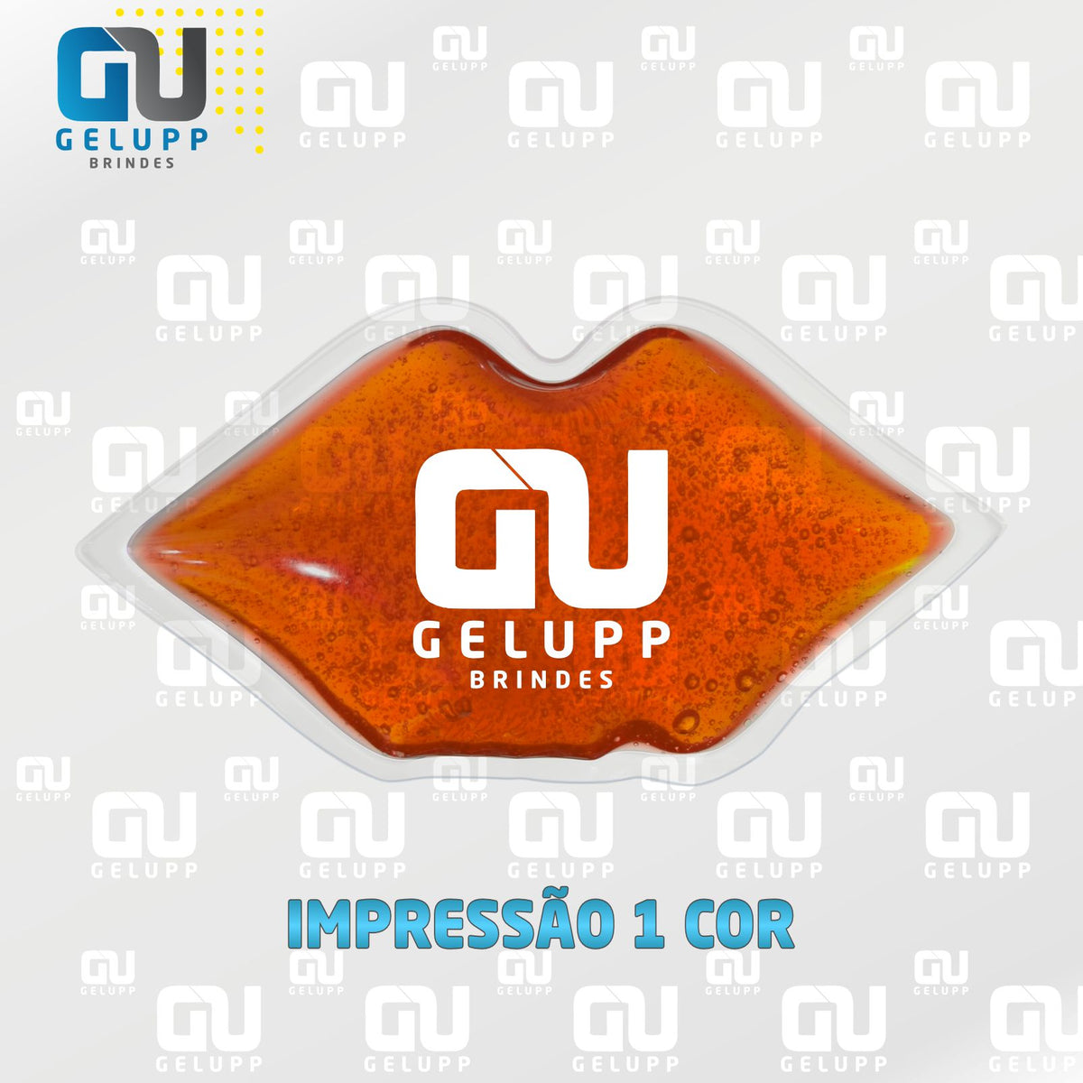 GELUPP - Bolsas Termogel Boquinhas Com Gel Colorido frete grátis PERSONALIZAÇÃO EM 1 COR