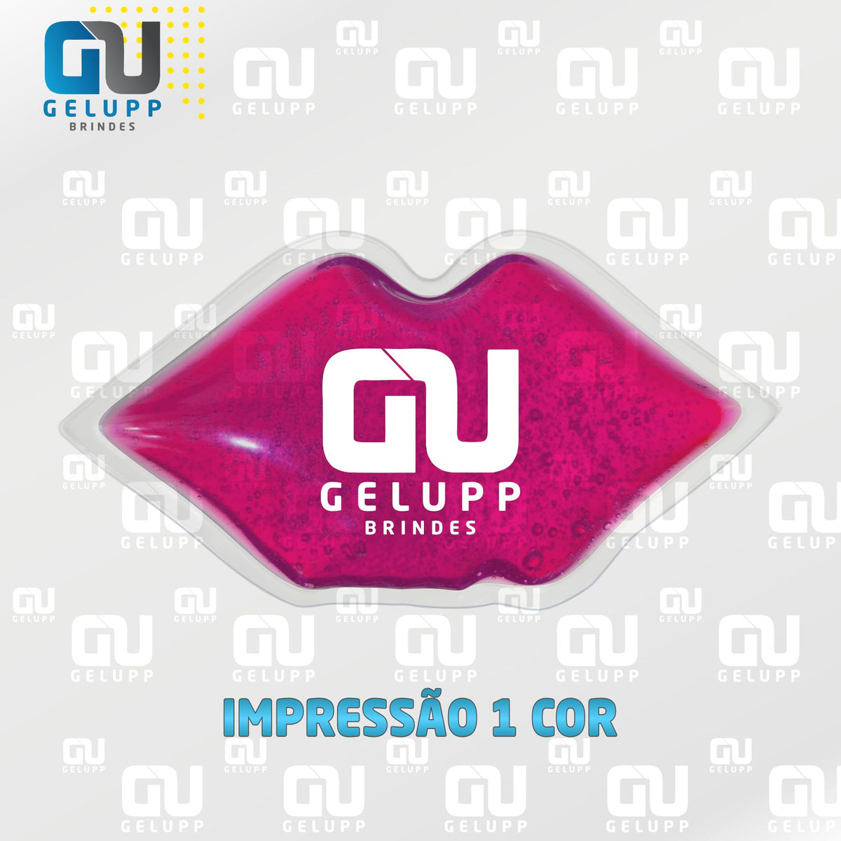 GELUPP - Bolsas Termogel Boquinhas Com Gel Colorido frete grátis PERSONALIZAÇÃO EM 1 COR