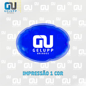 GELUPP - Bolsas Termogel Oval PERSONALIZAÇÃO EM 1 COR