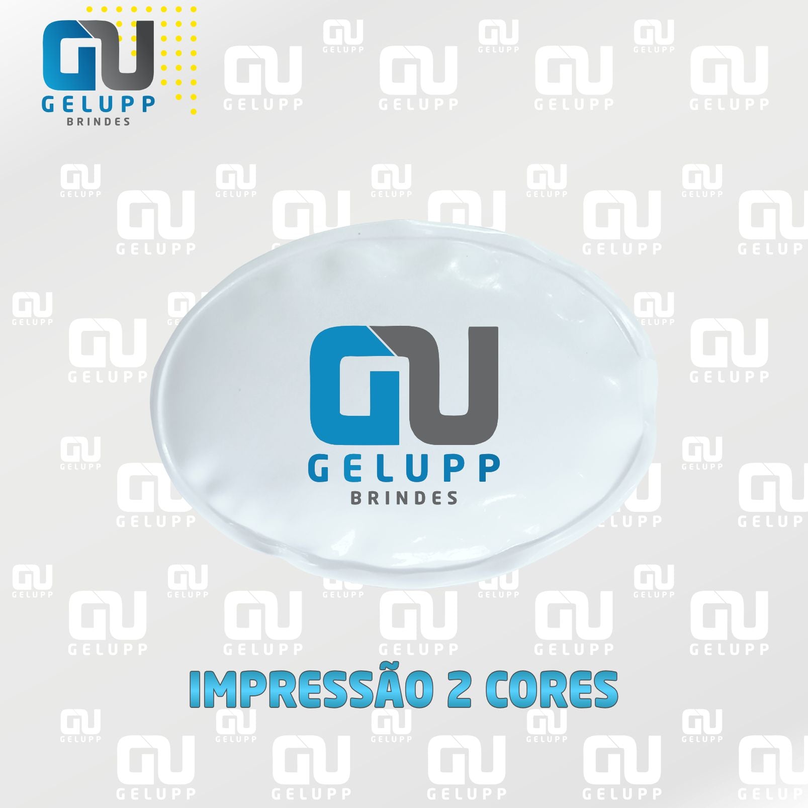 GELUPP - Bolsas Termogel Oval PERSONALIZAÇÃO EM 2 CORES