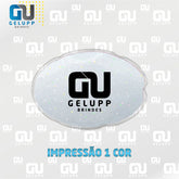 GELUPP - Bolsas Termogel Oval 10x7 Com Glitter PERSONALIZAÇÃO EM 1 COR