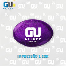 GELUPP - Bolsas Termogel Oval 10x7 Com Glitter PERSONALIZAÇÃO EM 1 COR