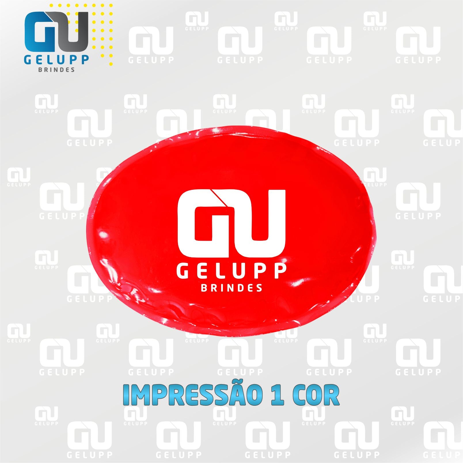 GELUPP - Bolsas Termogel Oval PERSONALIZAÇÃO EM 1 COR