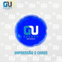 GELUPP - Bolsas Termogel Redonda PERSONALIZAÇÃO EM 2 CORES